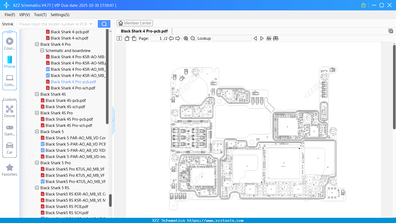Xiaomi Black Shark 4 Pro-pcb